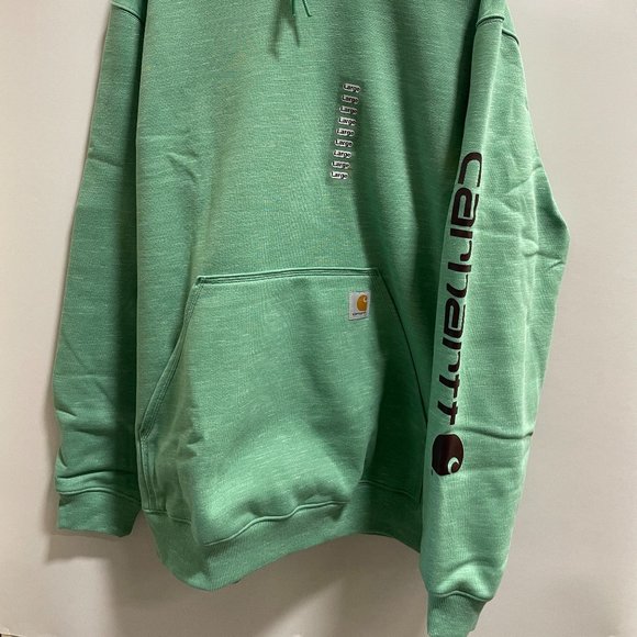 Carhartt Logo Sleeve Graphic Sweatshirt NWT - Picture 2 of 5